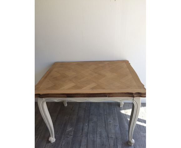 Table shabby avec rallonges
