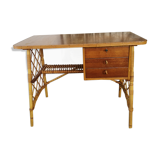 Bureau en rotin