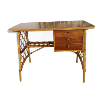 Bureau en rotin