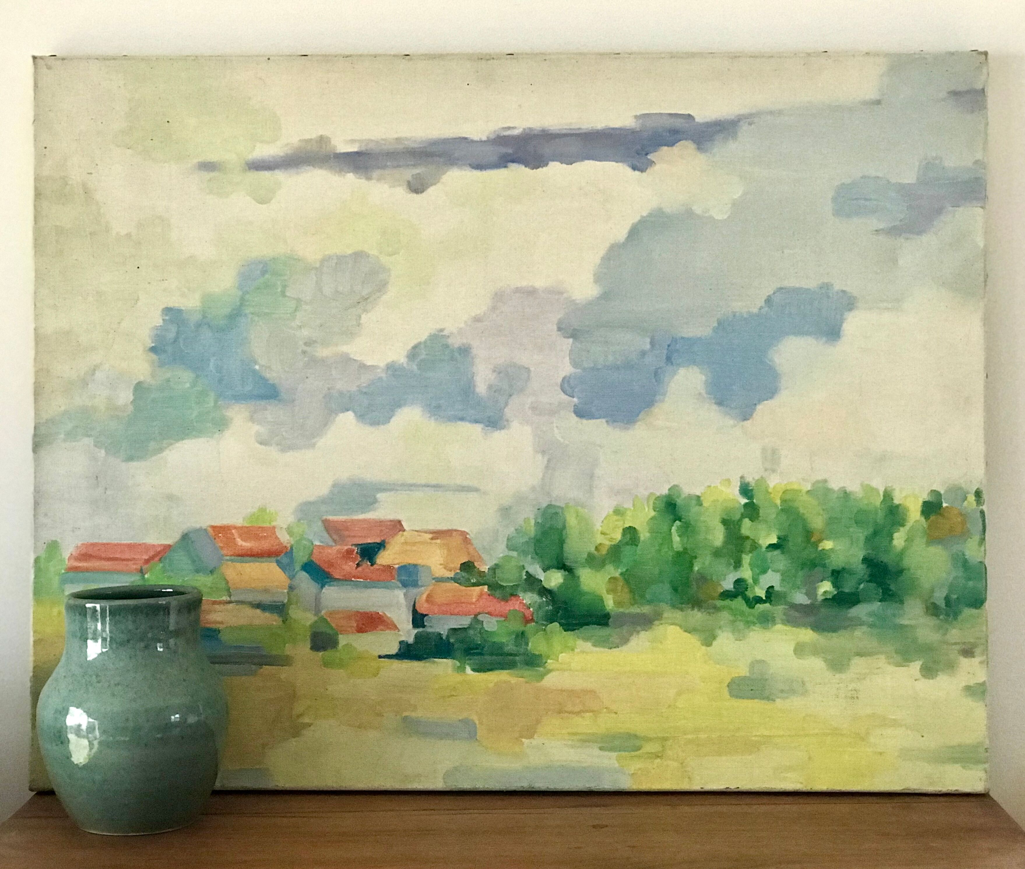 Landscape on canvas
