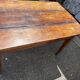 Old wooden table with a drawer
