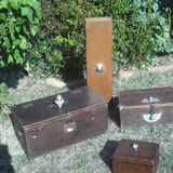 Chest on wheels 19th