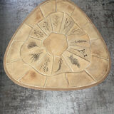 Vintage coffee table signed Barrois