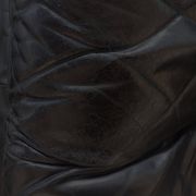 De Pas, D'Urbino and Lomazzi sofa, France, 1980s, black leather, Cinna