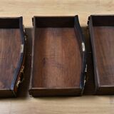 Small marquetry chest of drawers, Louis XV style – mid 19th century