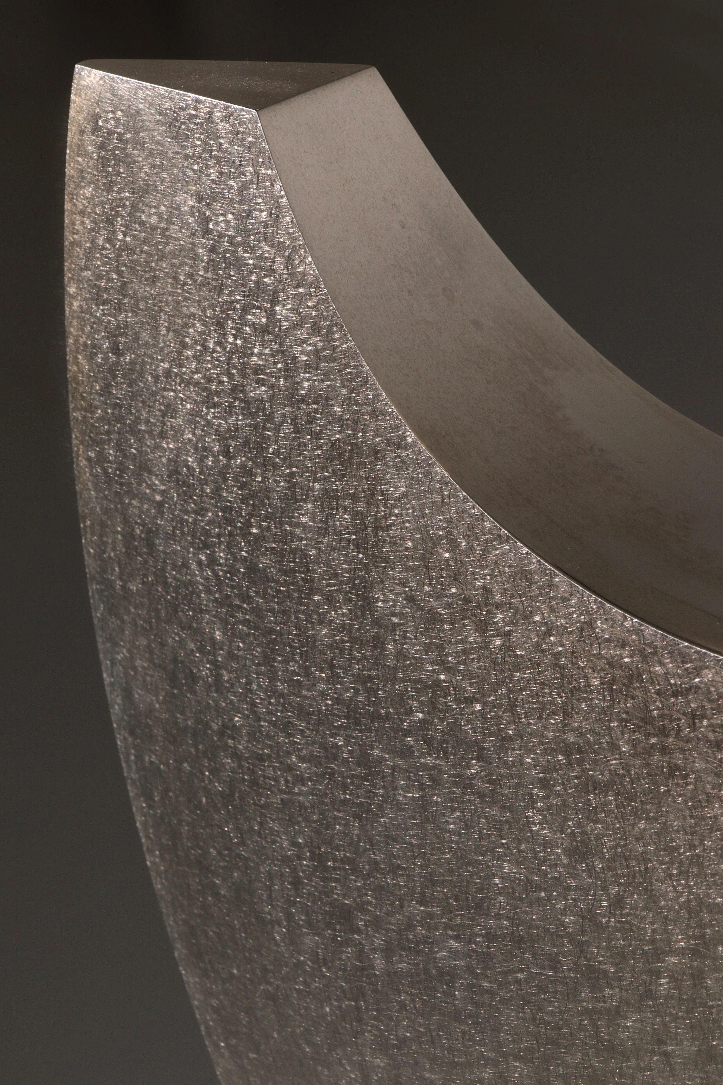 Børge Jørgensen sculpture made of polished steel 1984 1/1