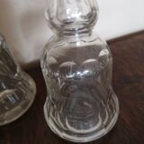 Pair of crystal abstinthe decanters late 19th/early 20th century