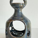 Vintage Handcrafted Stoneware Candle Holder