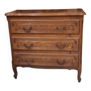 Commode ancienne en bois - tiroirs