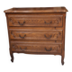 Commode ancienne en bois avec 3 tiroirs