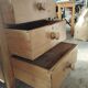 English desk in old pine