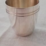 Timbale Ercuis Silver Metal Shell