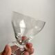 Set of 11 glasses with engraved glass stems 40-50s