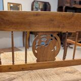 19th century straw chaise longue