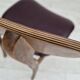 1960s, set of 6 Danish dinning chairs, solid oak wood, reupholstered.