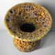 Enamels honey vintage ceramic vase