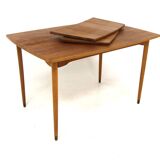 Scandinavian teak dining table, Sweden, 1960s