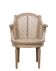 Louis XVI style barrel Cane Office desk chair rotatable