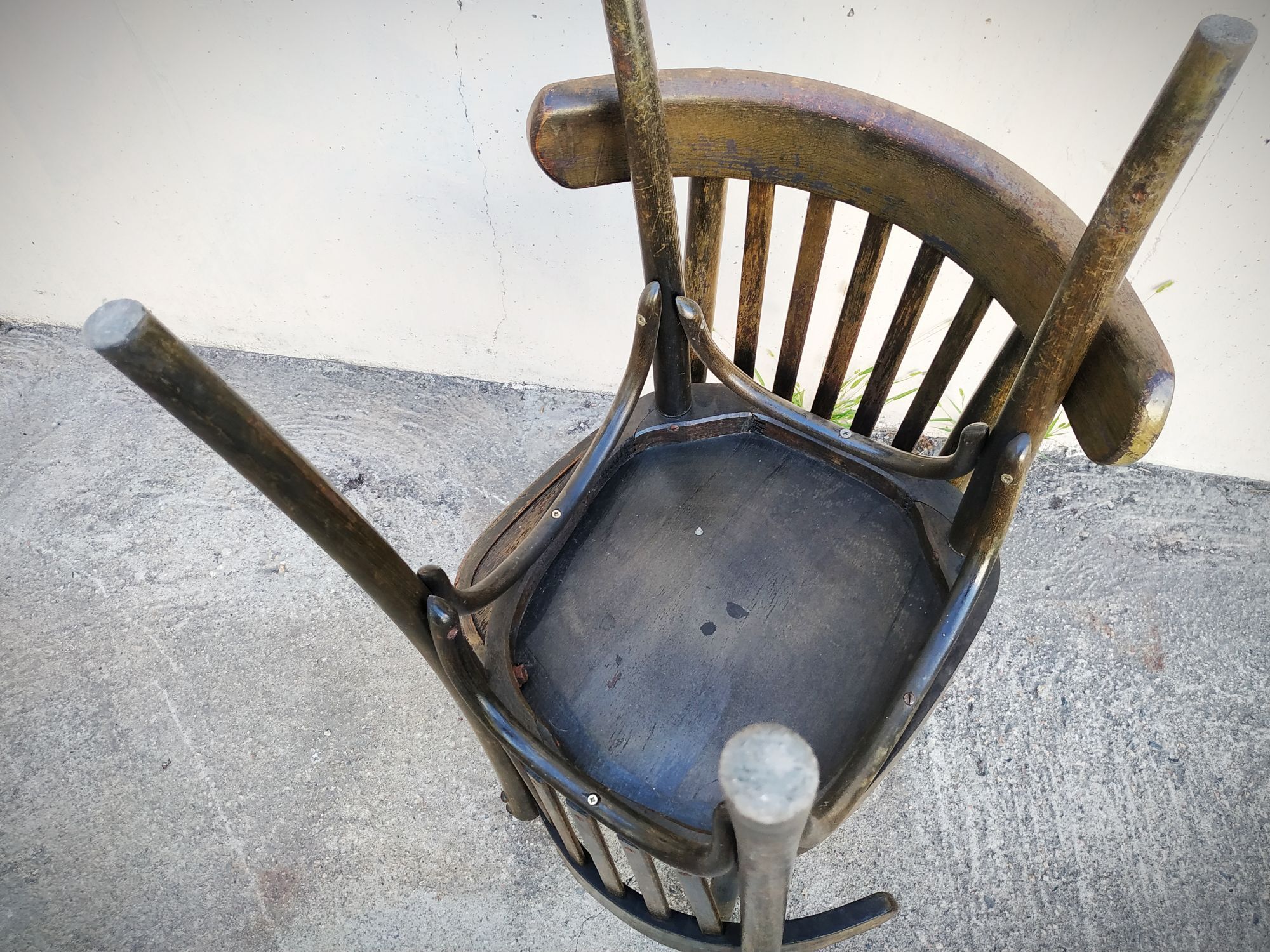 Pair of bistro chairs