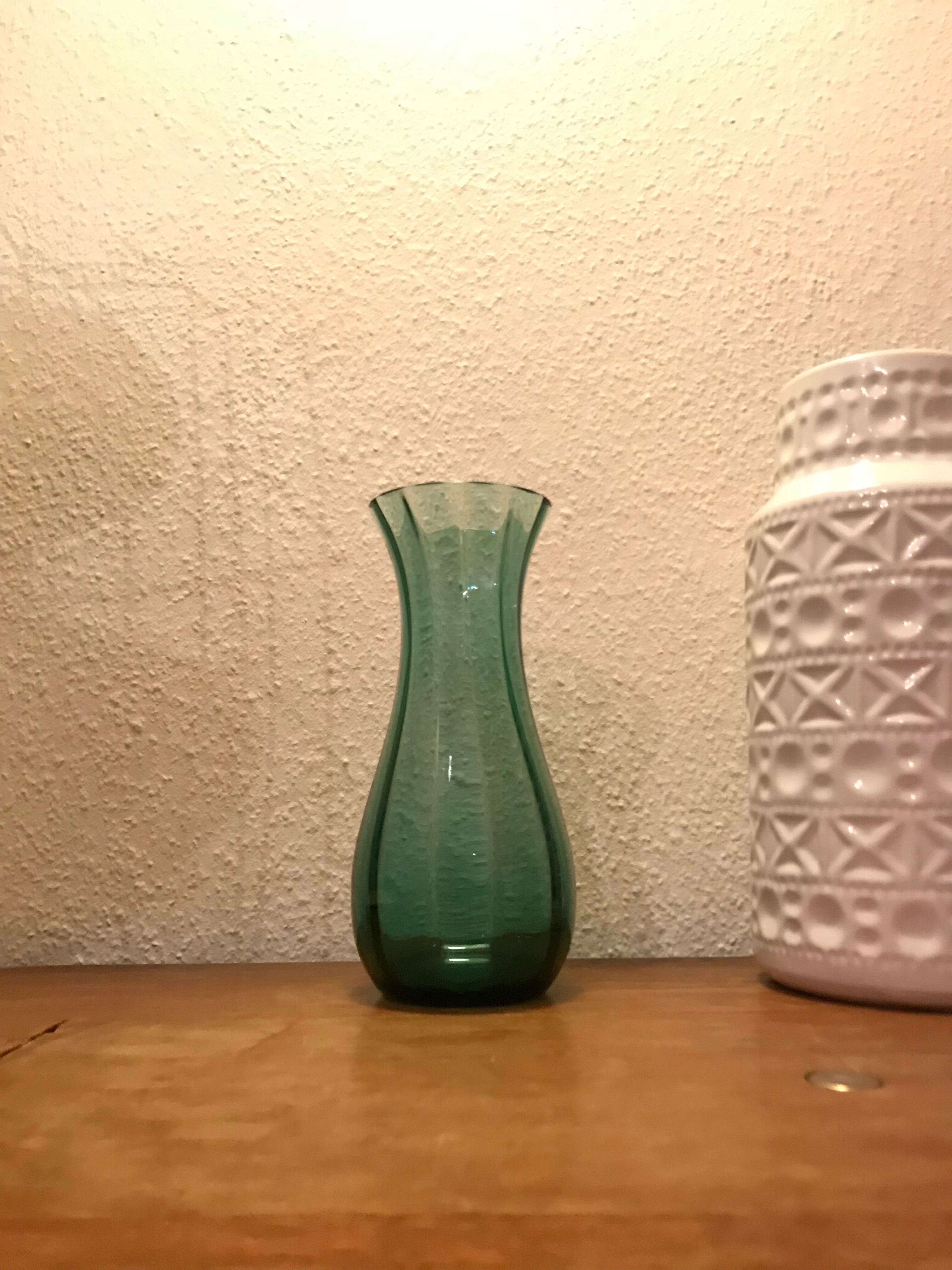 Vase transparent Scandinavian vintage