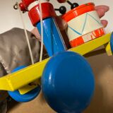 Old wooden toy to pull