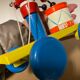 Old wooden toy to pull