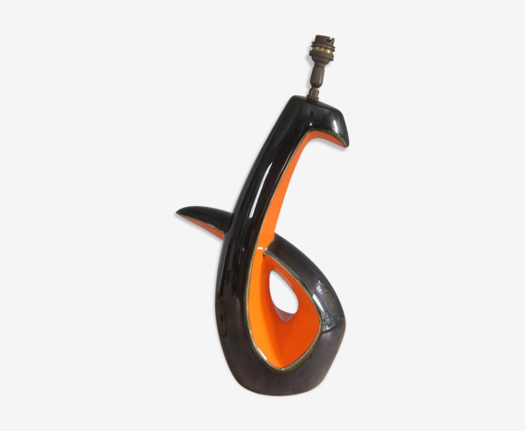 Ceramic lamp foot of the 50s