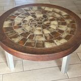 Ceramic coffee table vintage design 60s