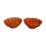 Carnival glass bowls