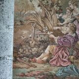 Tapestry gallant scene gobelin panel