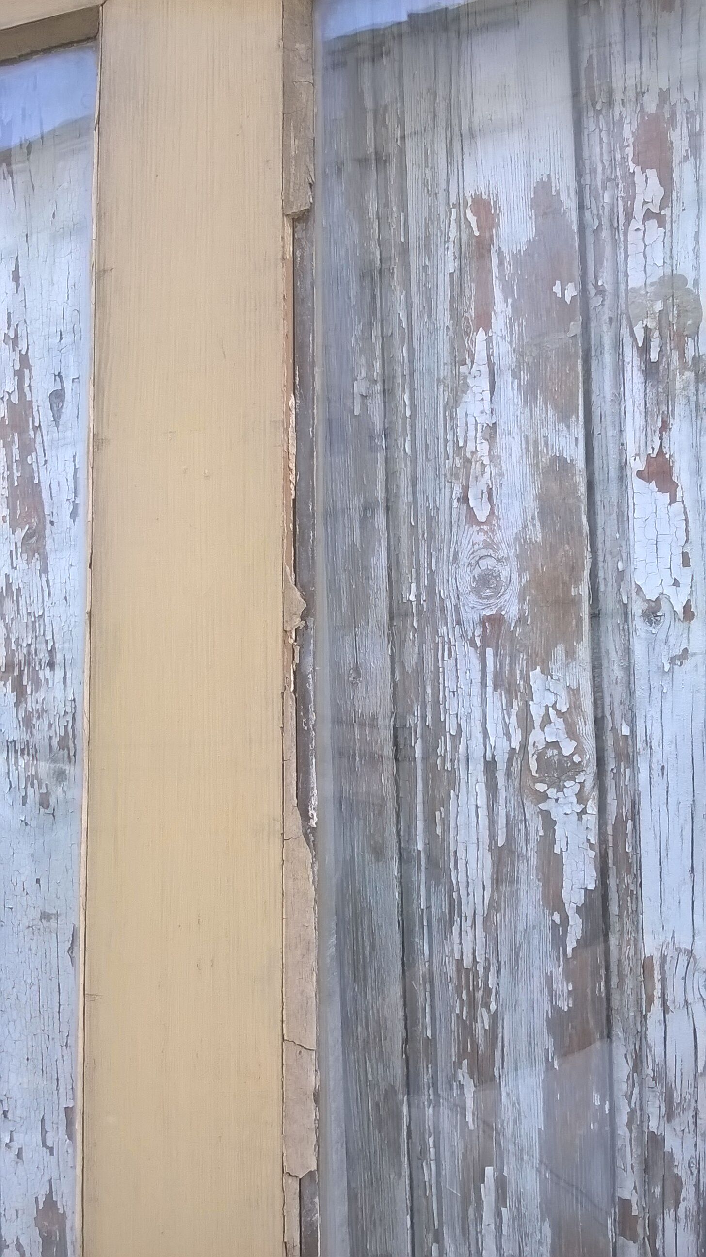 Old glazed interior door