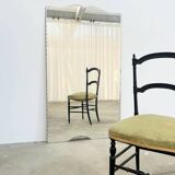 Beveled moustache mirror, 140 cm high