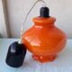 Suspension orange en opaline