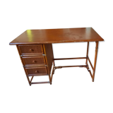 Bureau en rotin et bambou