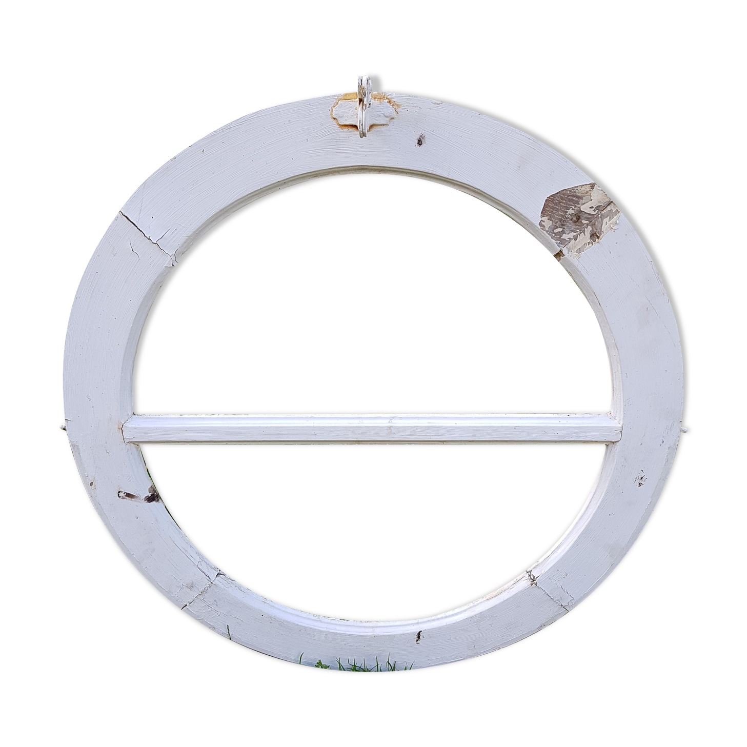 Old round oak window window