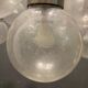 Mid-century chrome murano glass pendant