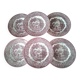 6 English porcelain dessert plates EIT