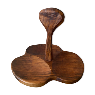 Olive tree's wooden dish