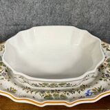 large earthenware soup tureen and tray