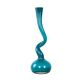 Turquoise vase, Swing Vase, Danish design, manufactured by Normann Copenhag