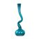 Turquoise vase, Swing Vase, Danish design, manufactured by Normann Copenhag