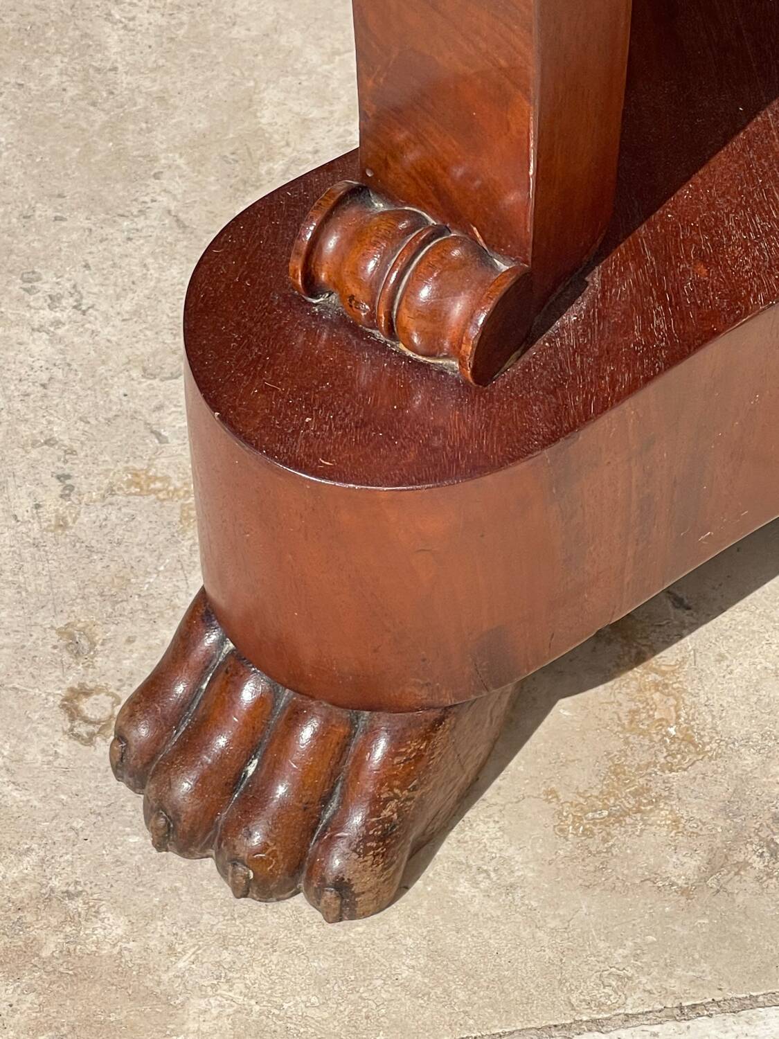 Console en Acajou d’époque Restauration