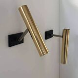 Pair of modernist wall lights