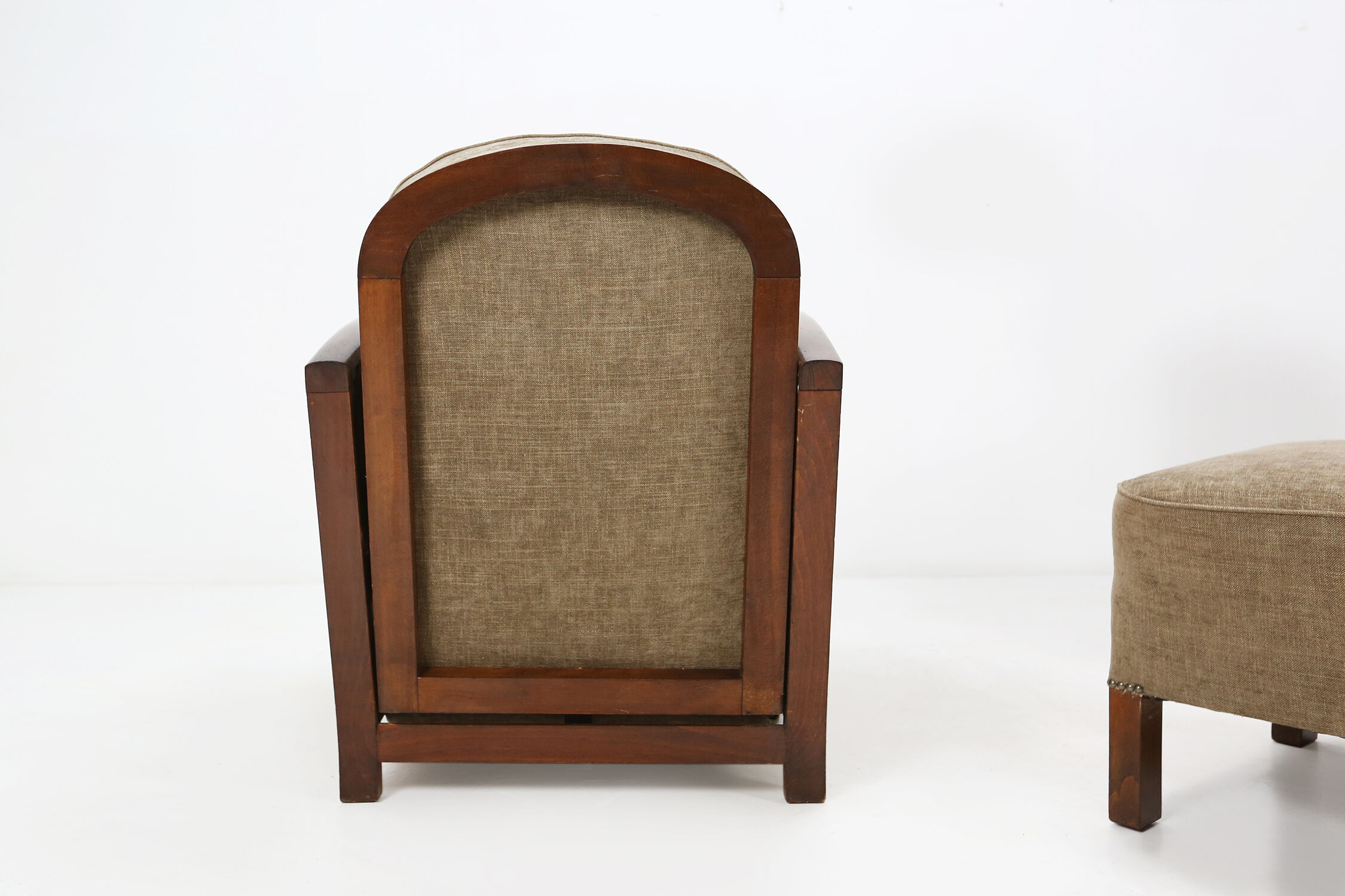 Set of two art deco armchairs