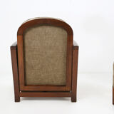 Set of two art deco armchairs