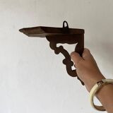 old corner wall shelves