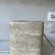 Lampe de chevet en travertin italien vintage