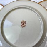 8 Petites Assiettes en grès moucheté Tulowice mid century XXe