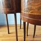 Pair of Louis XV style kidney-shaped bedside tables.