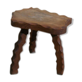 Square brutalist tabouret